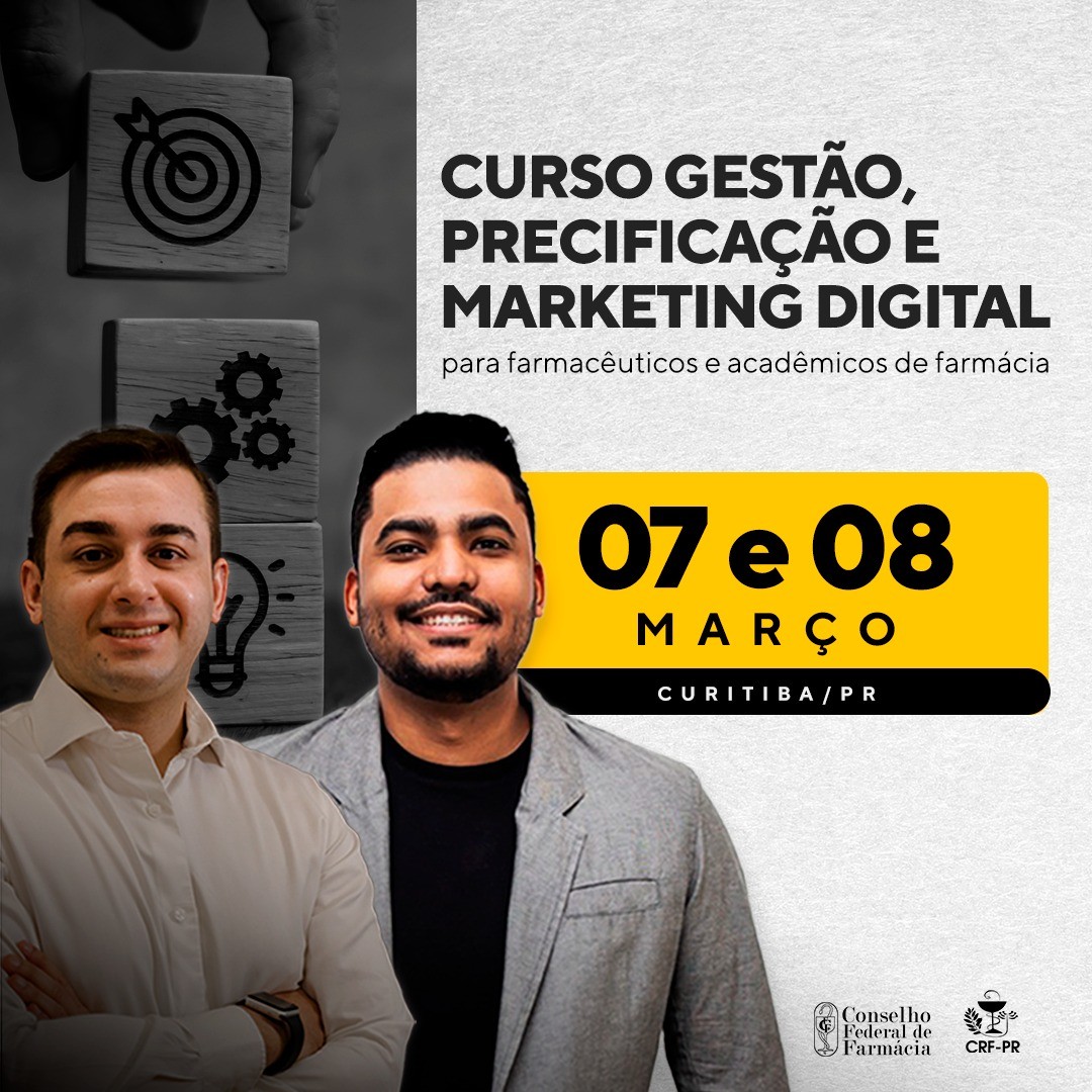 Curso Gestão, Precificação e Marketing Digital, em Curitiba/PR